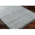 thumbnail image 3 of Hauteloom Aron Recycled Material Living Room, Bedroom Area Rug - Contemporary - Light Slate, Charcoal, Dark Red - 9' x 12', 3 of 8