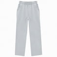 thumbnail image 4 of mgoYE Girls Track Pants Baggy Sweatpants for Teen Girls Wide Leg Oversized Elastic Waist Sweat Pants Casual Trousers with Pockets(Grey,11-12 Years), 4 of 4
