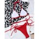 thumbnail image 5 of Mujeres sexy sólido vendaje bikini conjunto push-up pad traje de baño ropa de playa Fridja  nalpqowj60307, 5 of 7