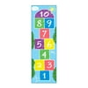 Children's Hopscotch Carpet in Pastels & Chalk Motif