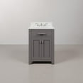 thumbnail image 5 of Water Creation Madison 24" Wood Single Bathroom Vanity in Gray/Chrome, 5 of 6