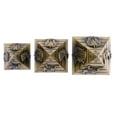 thumbnail image 4 of 3pcs Pyramids Size Travel Souvenir Home Decoration Bronze, 4 of 7
