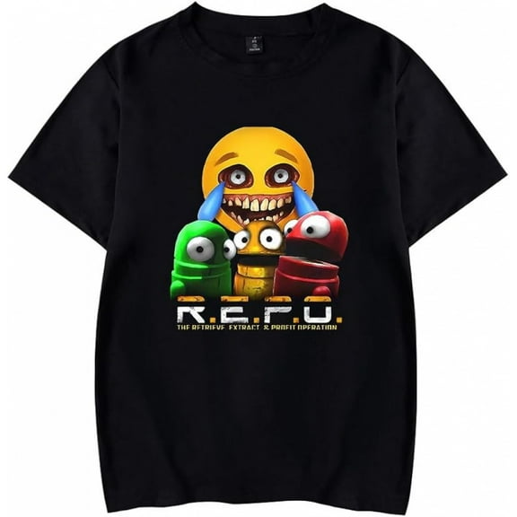 Repo Game Shirt R.E.P.O Characters Inspired T-Shirt Merch Men Short Sleeve Women Funny Tee Unisex