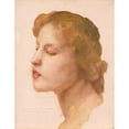 thumbnail image 3 of William Bouguereau 19x24 Black Modern Framed Museum Art Print Titled - Study of a Woman's Head, 3 of 5
