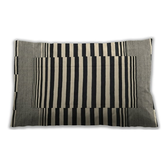 Ahgly Company Outdoor Rectangular Contemporary Lumbar Throw Pillow, 13 inch by 19 inch
