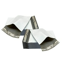 StarBoxes 1000 Poly Mailers Bags 6" x 9" - #0 White Self-Sealing Envelopes