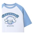 thumbnail image 3 of Playera Cinnamoroll para Niñas Manga Corta Blanco Azul Claro Talla 8, 3 of 8