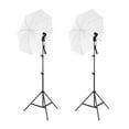thumbnail image 1 of Mistaha Studio Photography Umbrella Kit with 33 Inch White Umbrellas * 2 + 2M Metal, 1 of 8