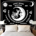 thumbnail image 2 of Tapestry Moon Black Cat Wall, 150 x 150 cm, microtela de fibra, 2 of 2