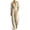 Khaki, variant on Tqcoqu Women's Jumpsuits,High Waist Wide Leg Jumpsuit,Wrap V Neck 3/4 Sleeve Long Romper Dressy Elegant One Piece Outfit
