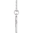 thumbnail image 2 of Precious Stars Unisex Sterling Silver Initial K Dangle Necklace, 2 of 3