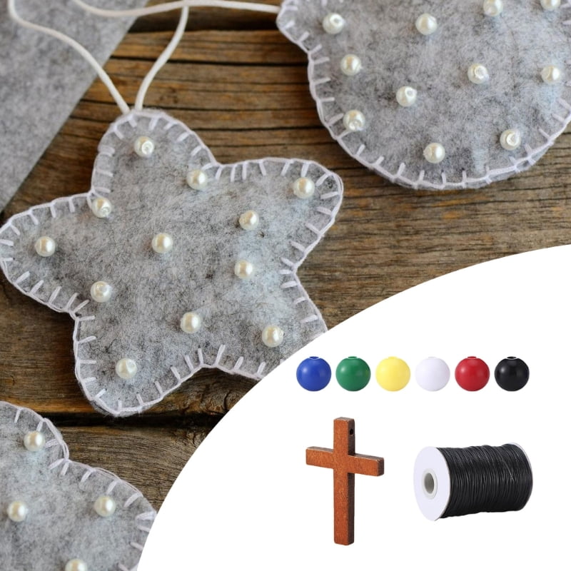Zecic Salvations Bracelets Making Kits 6 Color Bead Plan of Salvations Necklace Kits
