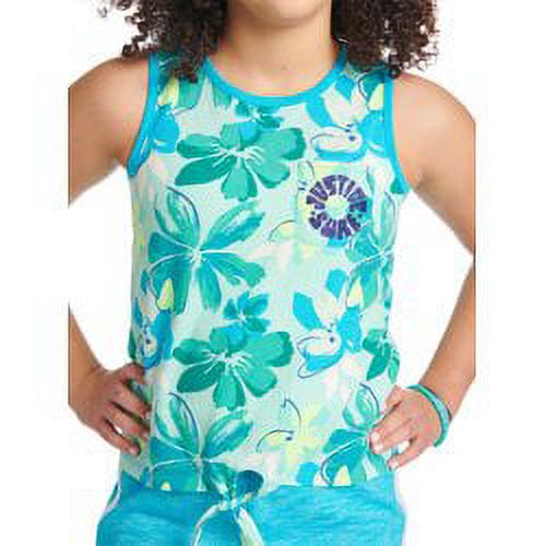 Justice Girls Graphic Tank Set, 3-Piece Pack, Sizes XS(5/6)-XL Plus(16/18 Plus)