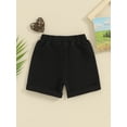thumbnail image 6 of FEORJGP Toddler Baby Boys Girls Shorts 0-3Y Infant Elastic Waist Drawstring Shorts Solid Rolled Hem Bottoms with Pockets Summer Clothes, 6 of 9