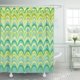 thumbnail image 1 of Cortina de ducha ABPHQTO Colorful Chevron Wavy 165x180 cm, 1 of 2