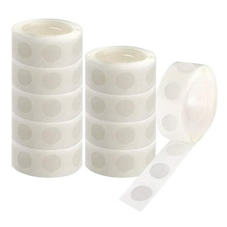 1000pcs Clear Strong Double Sided Glue Dots Transparent Heavy Duty Dot Balloon  Adhesive Removable 10 Rolls Craft Party Decoration Scrapbook 