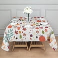 thumbnail image 3 of Fall Pumpkin Pattern Square Tablecloth,Waterproof Square Table Cover,Wipeable Spillproof Washable Table Cover for Home Kitchen Party Decor 60"x60"(152x152cm), 3 of 6