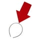 thumbnail image 5 of Diadema de flecha única para fiestas, cumpleaños, fotomatón, aro para el cabello, diadema divertida para fiestas, diadema de tela con punta de flecha, 5 of 8