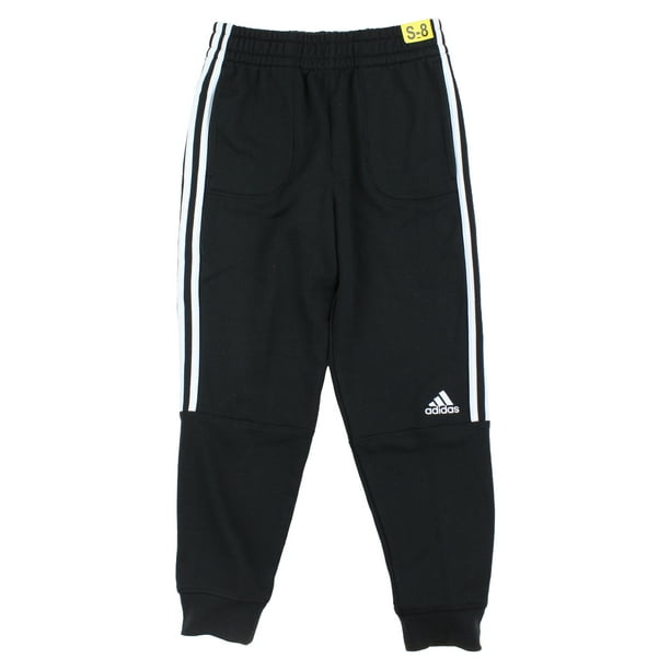 Redondo hasta ahora Asalto Adidas Boy's Youth French Terry Jogger Pants (Black/White, Medium) -  Walmart.com