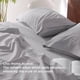 thumbnail image 5 of Juego de sábanas Bedsure GentleSoft Deep Pocket Queen, color gris claro, 5 of 6