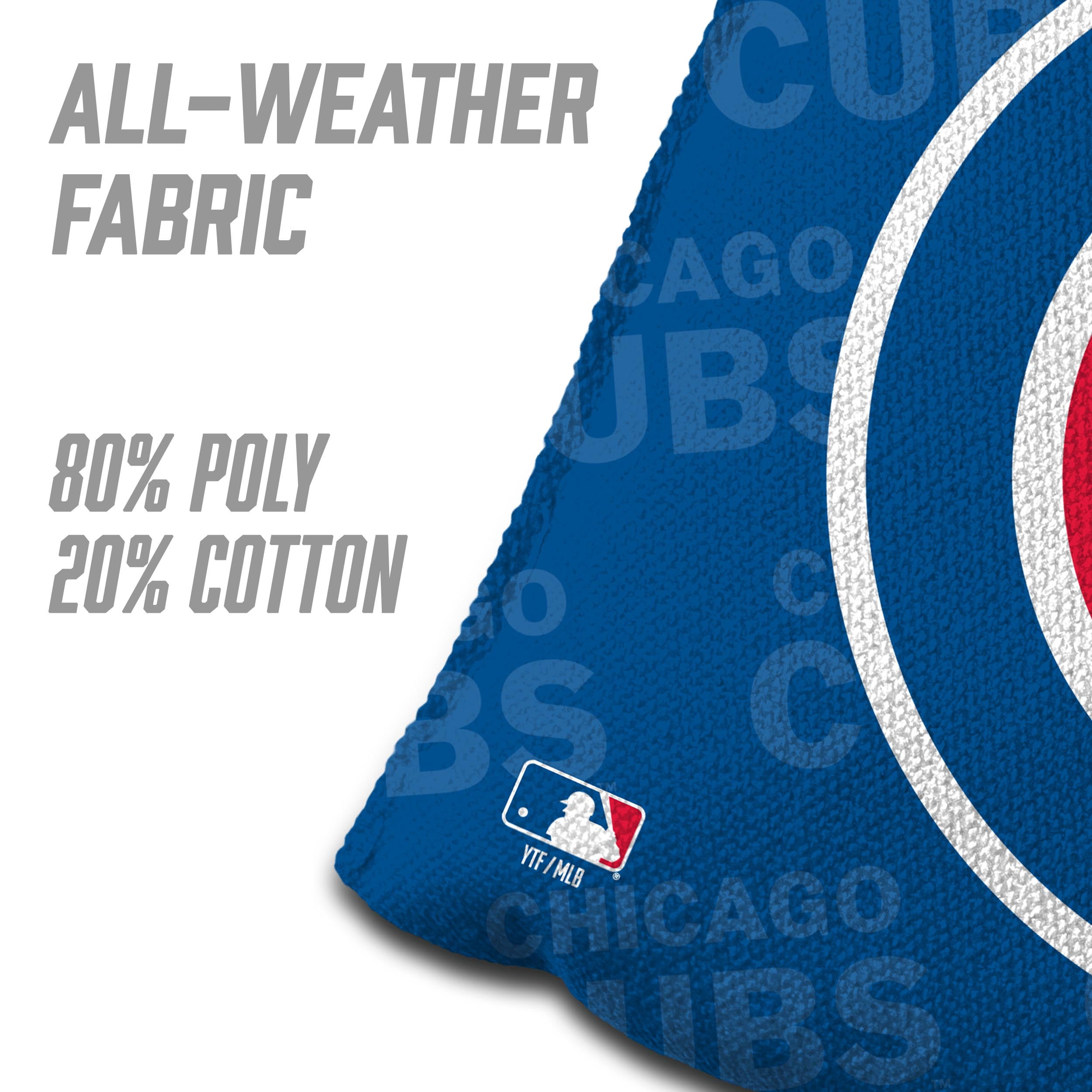 MLB Chicago Cubs Cornhole Bags - 4PK - Blue