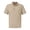 Coffee, variant on Delconic Men's Breathable Quick Dry Sun Protection Wrinkle Resistant Ice Silk Polo Shirt with Button Down Short Sleeves for Casual and Outdoor Activities Army Green L