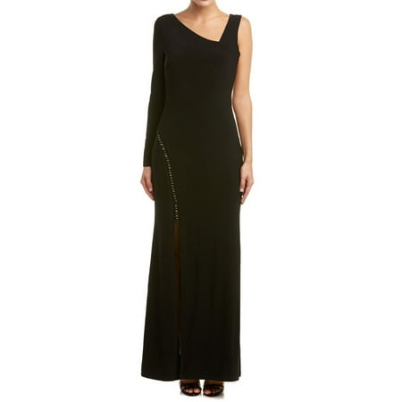 Laundry by Shelli Segal NEW Black Women 2 Maxi Chain Trim Sheath Dress