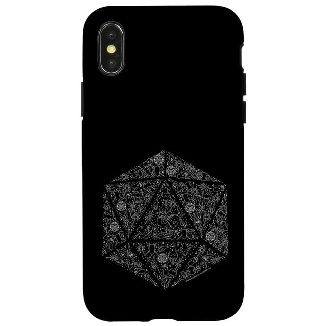 Funda de teléfono Dungeons & Dragons Celestial D20 para iPhone X/XS