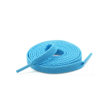 

Avamo Women Flat Shoe Laces Mixed Colors Shoelaces Thick Fashion Shoes Strings Athletic Men Wide Multiple Lengths Lightweight Polyester Pink Blue 90cm