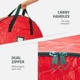 thumbnail image 3 of Sac de Rangement pour Couronne de Noël Sac Imperméable et Résistant aux Insectes, 3 of 5