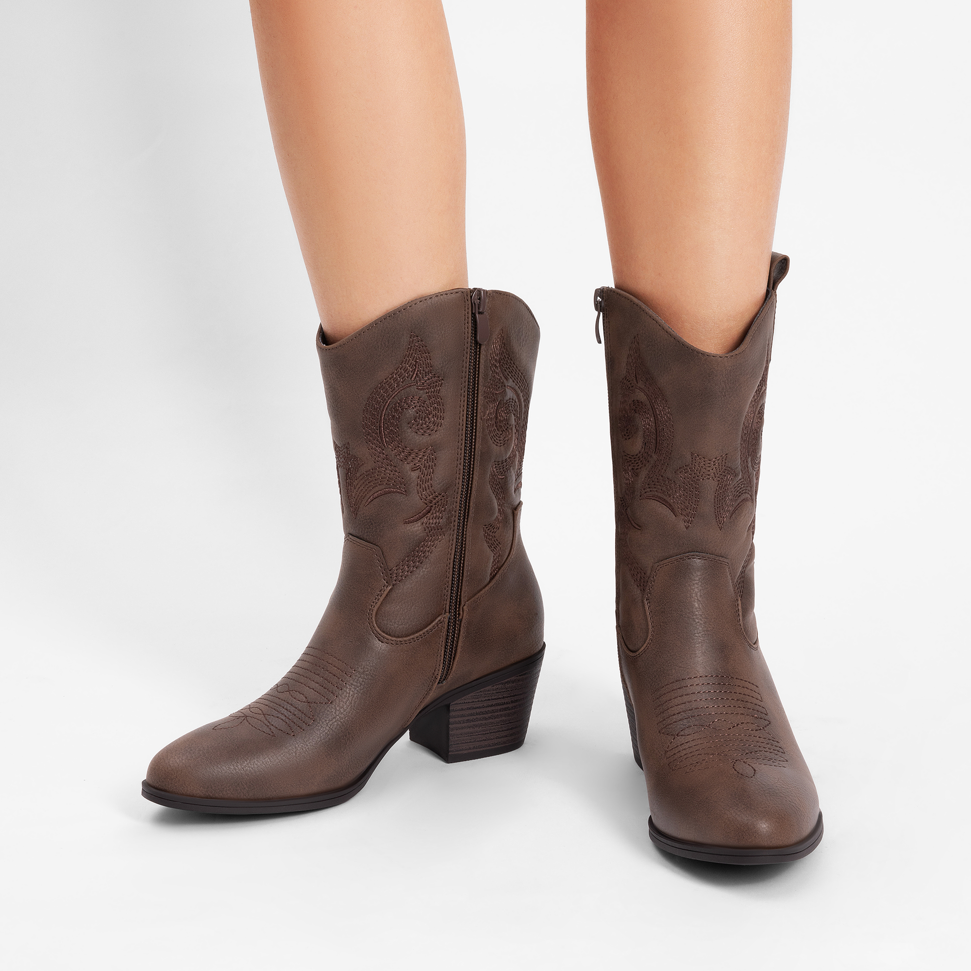 Dream Pairs Women's Cowboy Boots Embroidered Western photo 5