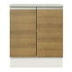 thumbnail image 2 of Mostrador de Cocina Madesa Glamy 70 cm 2 Puertas - Blanco/Marrón Madesa G2470BGL, 2 of 8
