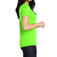 thumbnail image 3 of Mafoose Women's Competitor Cotton Touch Scoop Neck Tee Neon Green Medium, 3 of 5