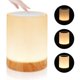 thumbnail image 1 of Lámpara de noche, luz de noche LED para niños con control táctil, recargable por USB y que cambia de color, lámpara de mesa RGB regulable, lámparas de noche para dormitorio y sala de estar - Blanco cá, 1 of 5
