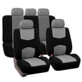 thumbnail image 4 of Funda de asiento de coche universal de cinco plazas, cojín de línea de cintura plana, juego de 9 piezas, 4 of 6