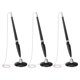 thumbnail image 1 of Bolígrafo Seguro Uxcell con Cadena y Soporte Adhesivo, 3 Pcs Bolígrafo de Mostrador de Recepción para Oficina, Banco, Vestíbulo de Hotel, Negro, 1 of 6