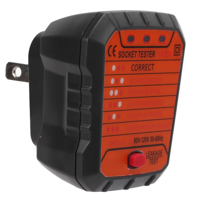Probador De Enchufe, Probador De Enchufe Digital De Alta Precisión Garantía De Seguridad Para Prueba De Enchufe De Oficina Para Prueba De Mantenimiento De Energía Para Prueba De ANGGREK Otros