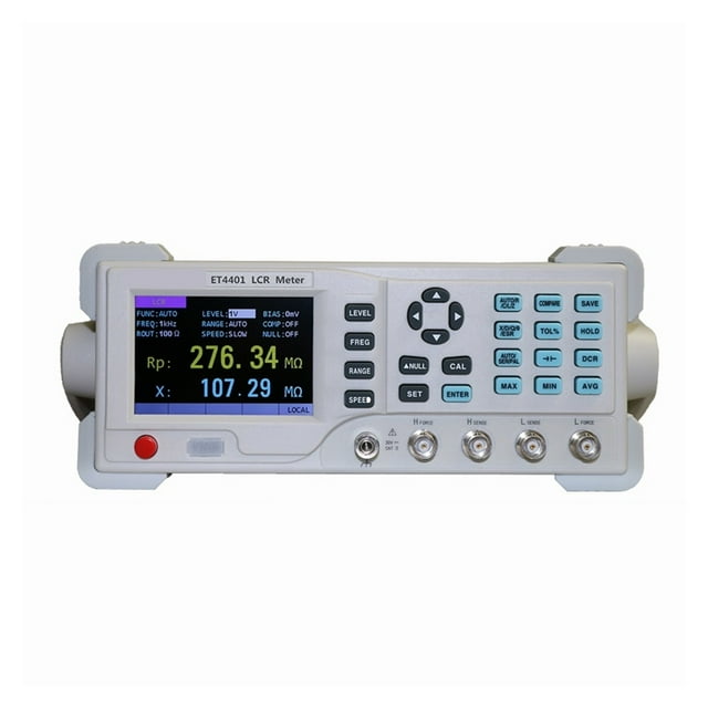 LCR Mètre 10Hz-100KHz Résistance Électrolytique Outils de Capacité LCR Pont Numérique Précision de Base 0.1 %, Facile à Utiliser