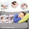 thumbnail image 3 of Dinosaur Blanket for Boys - Jurassic Dino Kids Teens Sofa Bed Plush Blanket, Soft Cozy Flannel Blanket Dinosaur Room Decor Gifts for Boys 50x60 Inches, 3 of 5