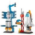 thumbnail image 5 of 107 Piece DIY Building Blocks Space Rocket Craft Launch Center Base Puzzle Model Assembling Bricks Small Set Education Boys Toy, 5 of 8