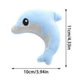 thumbnail image 3 of Dolphin Plush Toy for Pet, Cat Toys, Soft Fabric Toy With Cute Design for Indoor Entertainment, 3 of 4