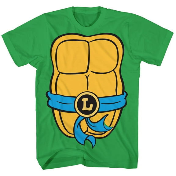 Teenage Mutant Ninja Turtles Shirt Boy's Leonardo Short Sleeve Costume Top