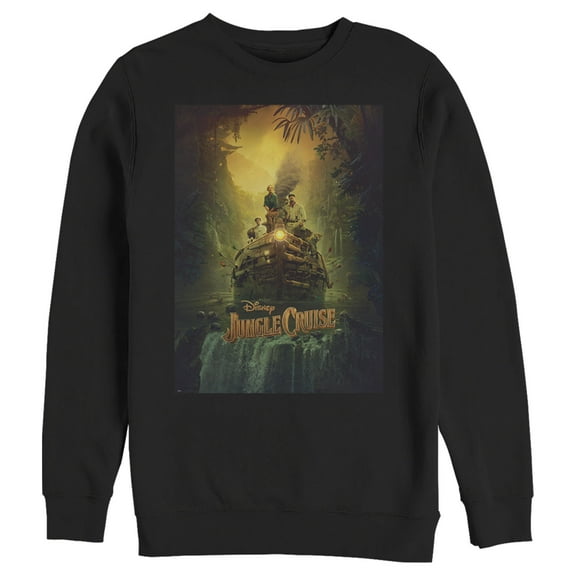 Men's Jungle Cruise Movie Poster Sweatshirt Black X Large