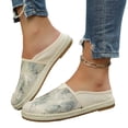 thumbnail image 4 of Women's School Canvas Flat Espadrilles Mesh Shoes, 4 of 9