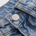 thumbnail image 5 of QURATI Women's High Waisted Wide Leg Jeans Baggy Loose Trendy Denim Pants Cotton Stretchy Trousers with Pockets Womens Bottoms Light Blue S, 5 of 8