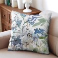 thumbnail image 4 of Savor Spring Indoors: 18x18inch Cream Wildflower Pillow Covers - Farmhouse Decorative Cushions for Sofa, Bed, & Outdoor Decorations, Set of 2, 4 of 7