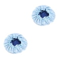 thumbnail image 3 of VONKY Baby Satin Bonnet Soft And Comfortable Sleep Solution Made With Satin Polyester Children Satin Hair Bonnet Windproof light blue 2Set, 3 of 6