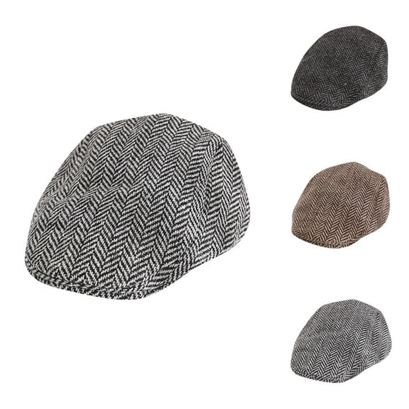 Preppy Ivy Cap Beret And Golf Hat, Red Beret, Straw Fedora, for Fisherman Hat Children Beret Fashionable And Comfortable New Vintage Style Trend Cap Role Playing Beret