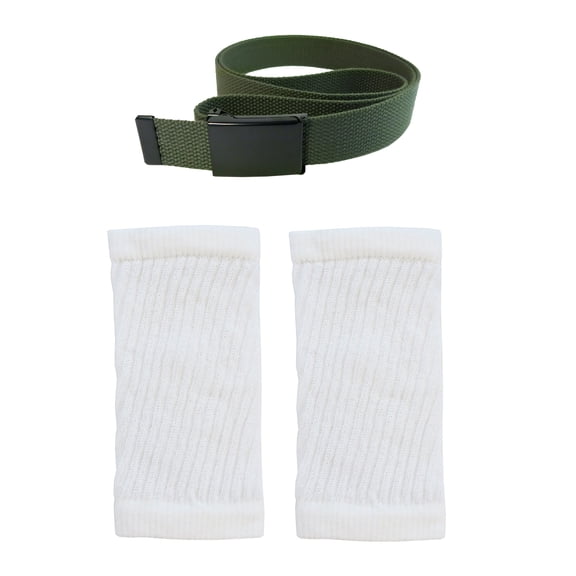 Insect Guard Permethrin Treated InsectGuard Tick Gaiters / Sleeves and Mosquitoes Flies Chiggers & More Insect Repellent Lower Package GW7 (Green/White). One Size Fits All Up To Adult Large!