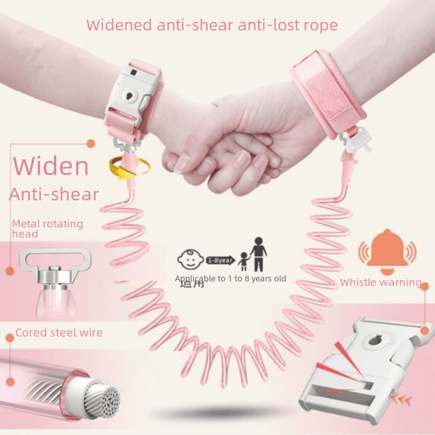 Cuerda antipérdida, cinturón antipérdida para niños, cuerda de tracción, pulsera antipérdida de seguridad para niños, artefacto antipérdida para caminar para bebés